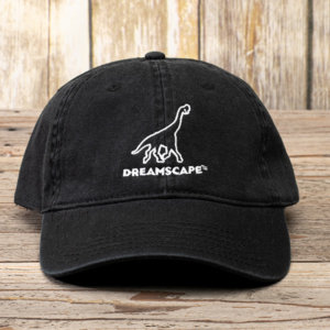 Dad_hat_with_dinosaur_embroidery_black