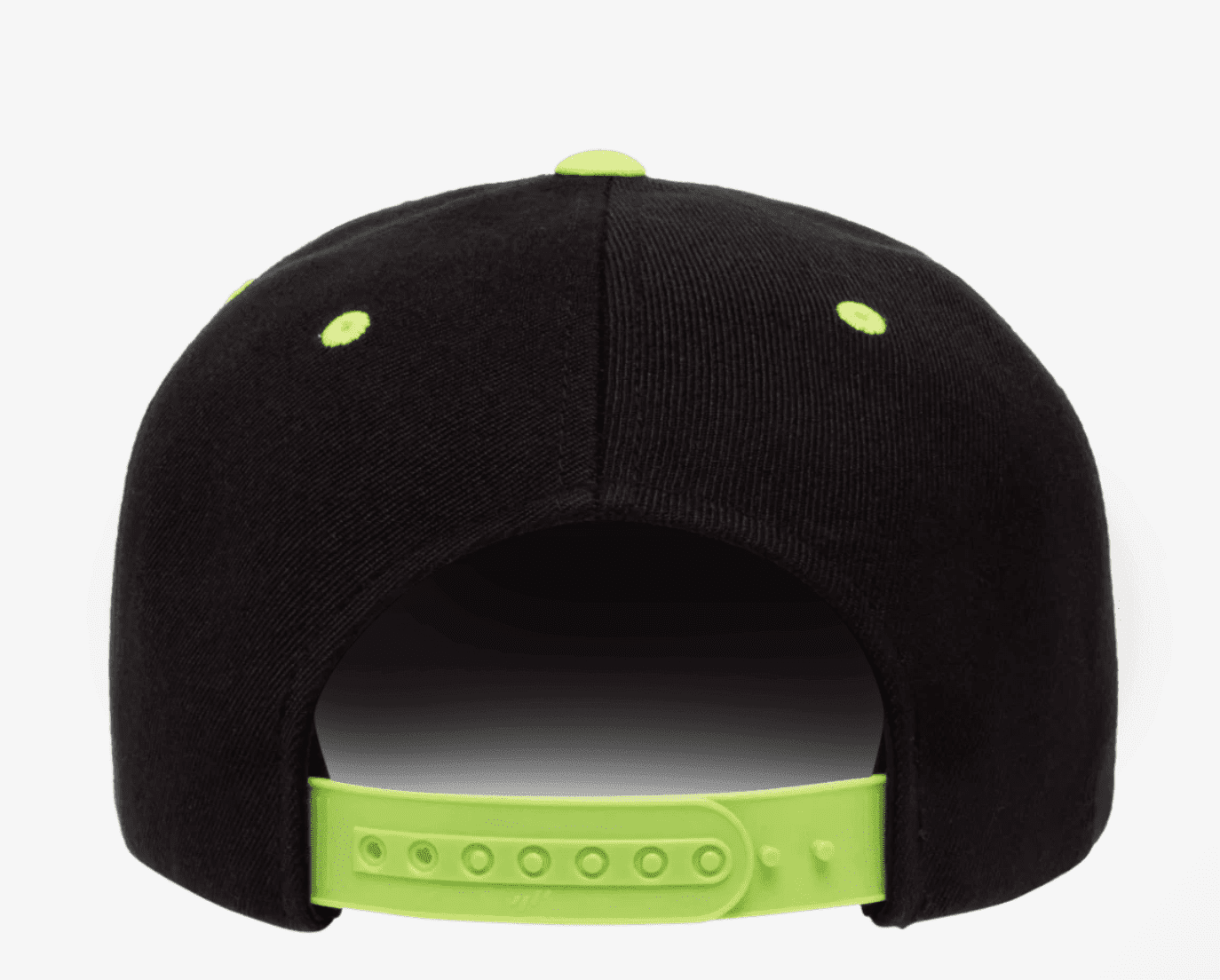 snapback with neon strap